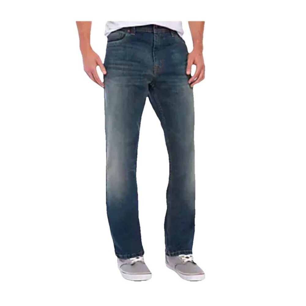 TRUE CRAFT Wheely Tapered Leg Stretch Jeans Blue  30 x 30 NWT